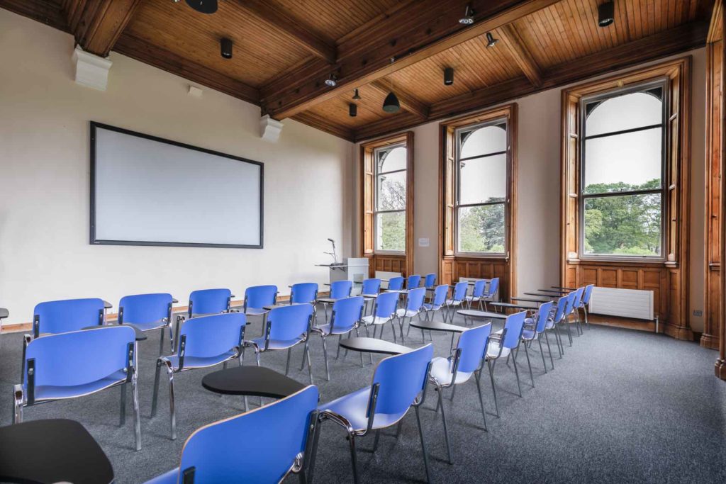 DCU All Hallows classroom with projector