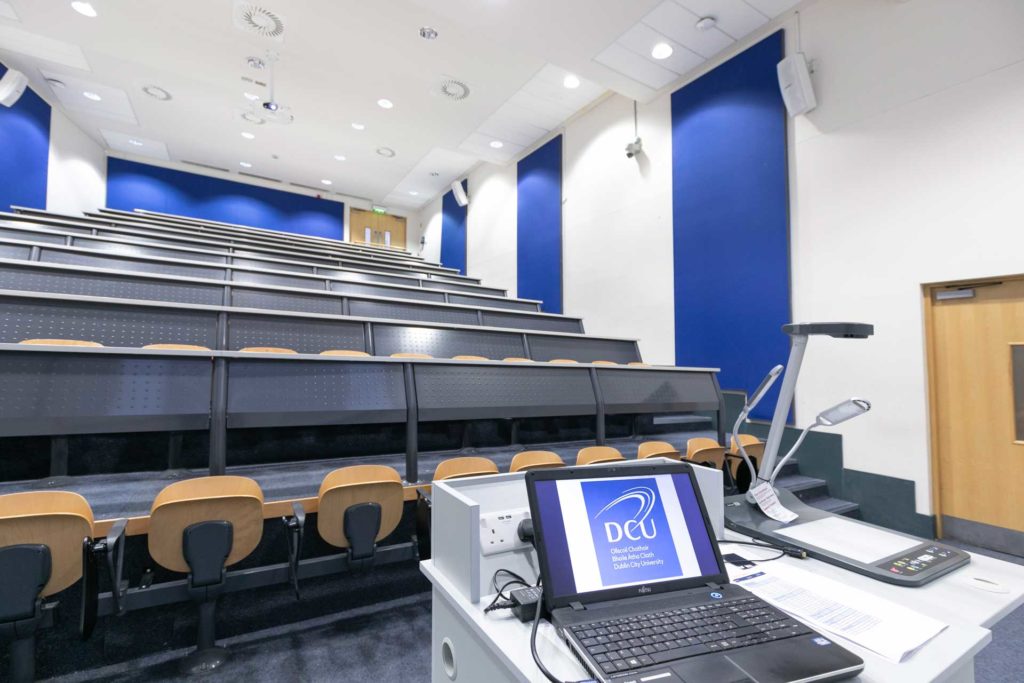 DCU Glasnevin campus 150 tiered located in the nursing building