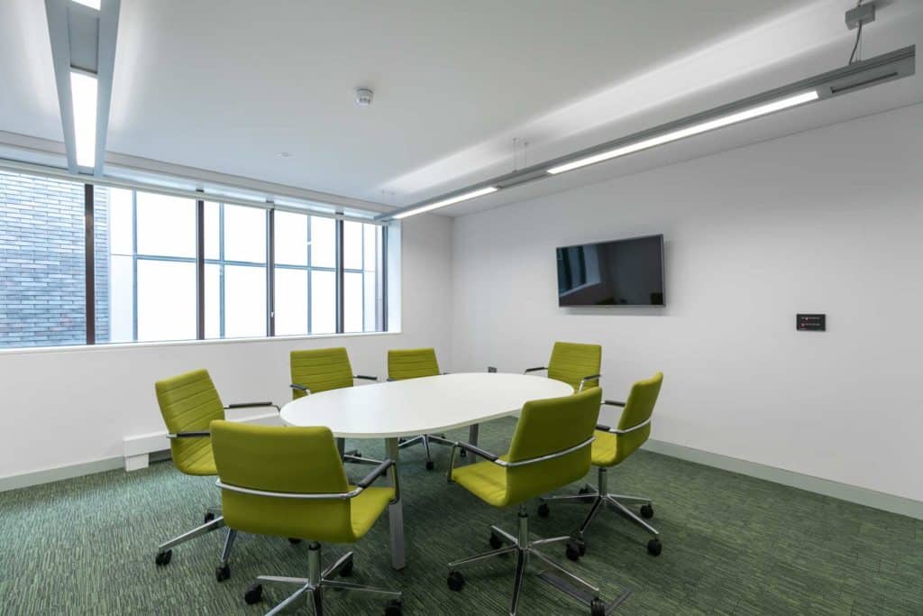 DCU St Patricks campus boardroom style for 8 people
