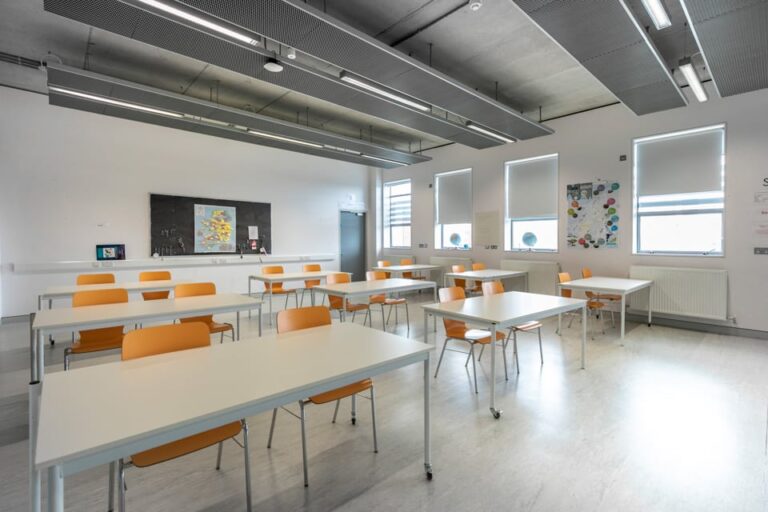 DCU St Patricks campus natural lighting in the workshop layout