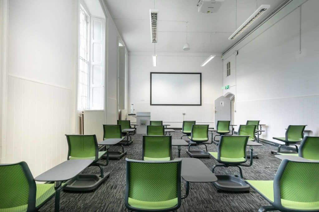 DCU view of the classroom style room in Senior house