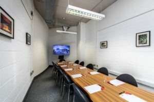 The boardroom is ideal for smaller meetings at DCU Glasnevin The Helix